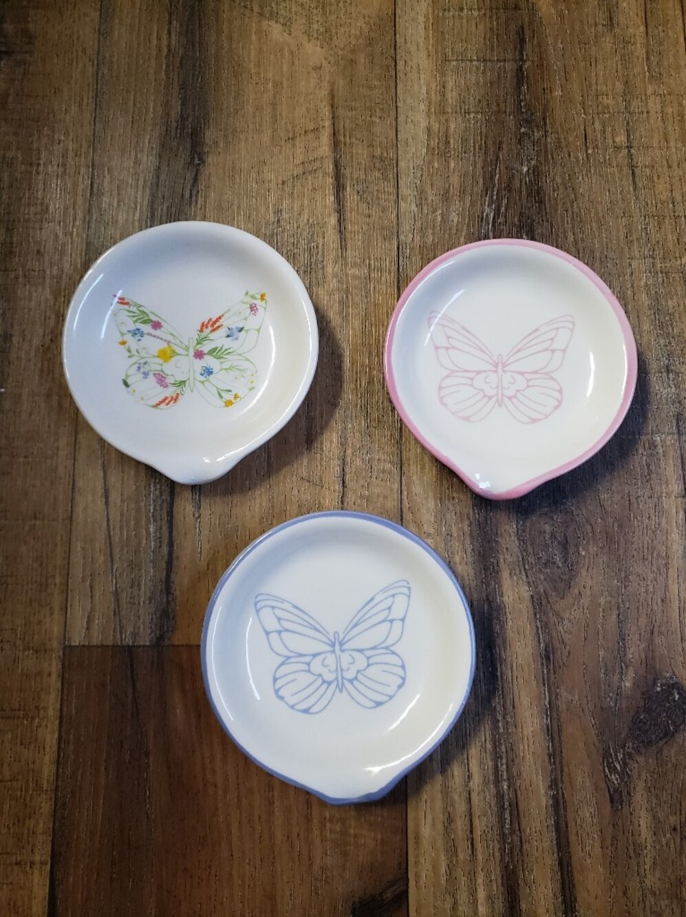 Set Of 3 Dolly Parton Assorted Butterfly Spoon Rests